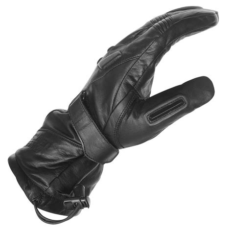 Image: Uses of Gloves Vance Leathers 'Impulse' Waterproof Black Leather Motorcycle Gloves